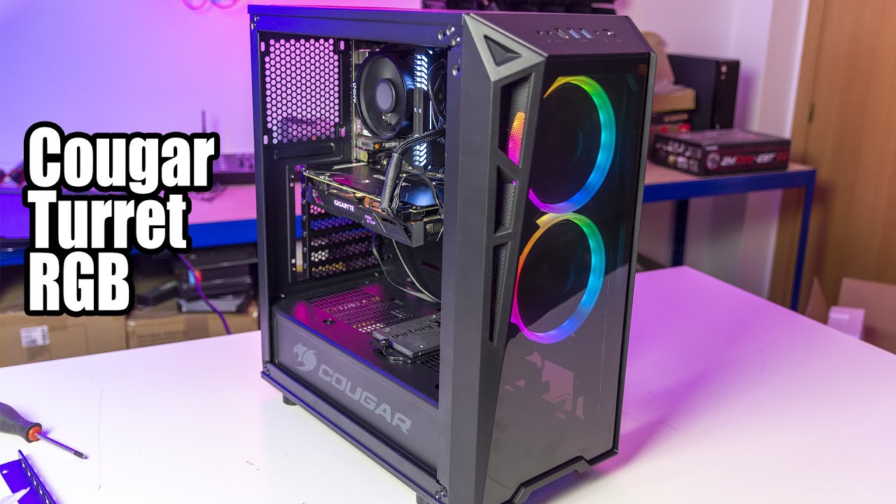 Cougar Turret RGB Caja MID TOWER