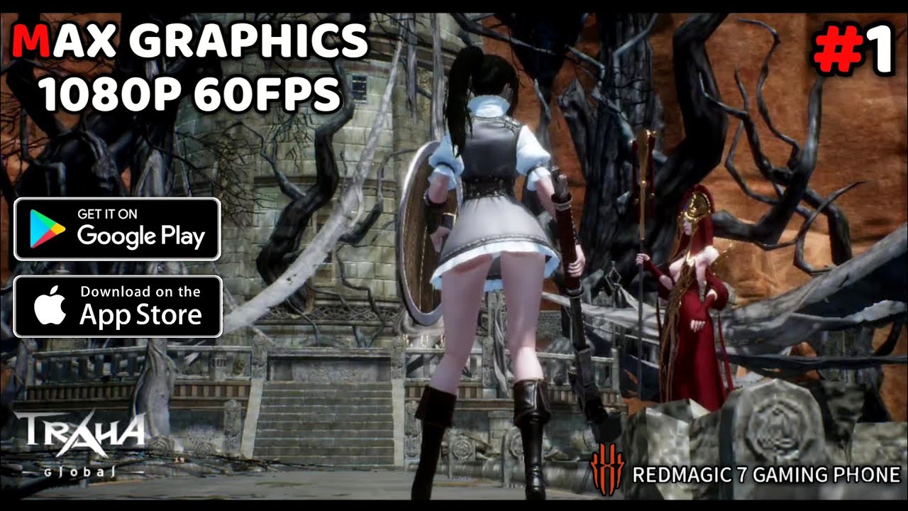 TRAHA Global - Gameplay Max Graphics Setting 1080P 60Fps 165Hz | Redmagic 7 Android + Download Link