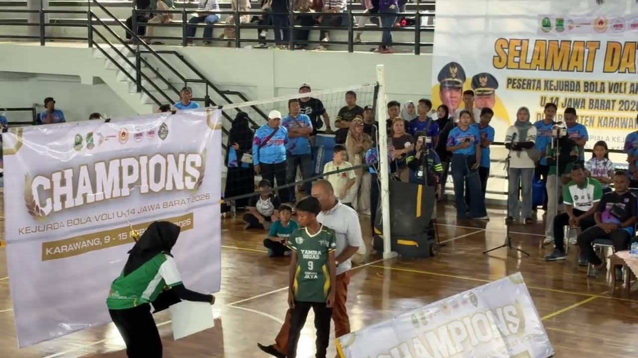 SXA-ONE VOLLEY sedang live sekarang! Juara Kejurda U 14 Karawang a