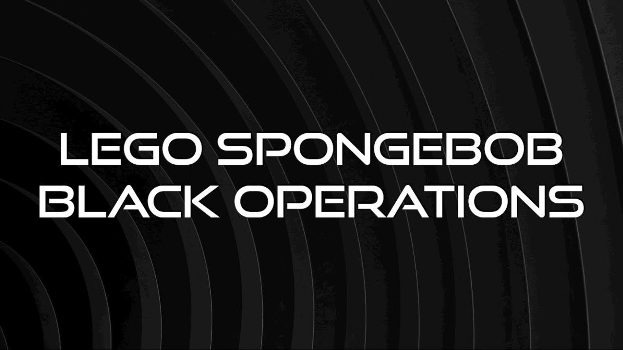 Lego SpongeBob: Black Operations
