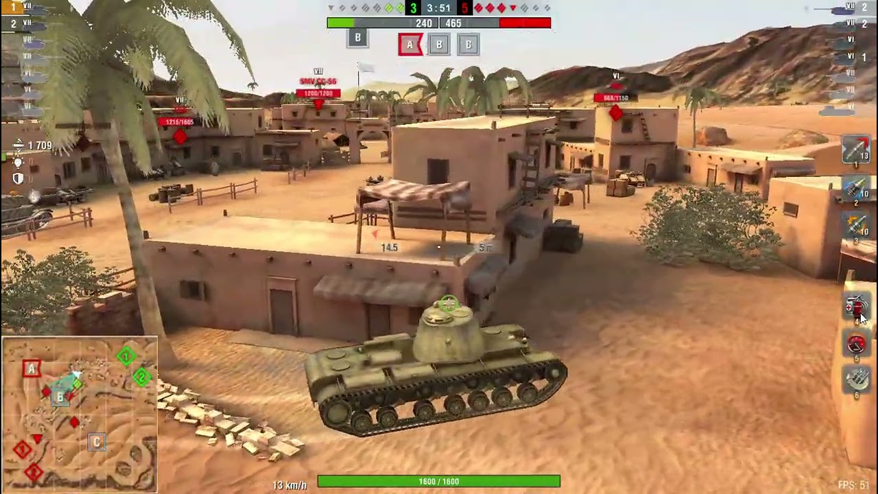 KV-3 4.2K Damage 4Kills Game-play  WOTB