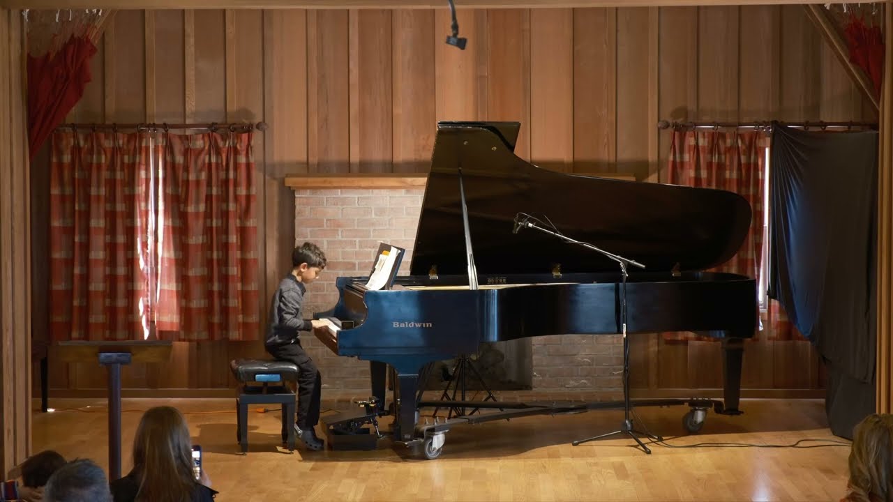Absolutely wonderful first time piano performance at K&M Music School - Andrew Thomas