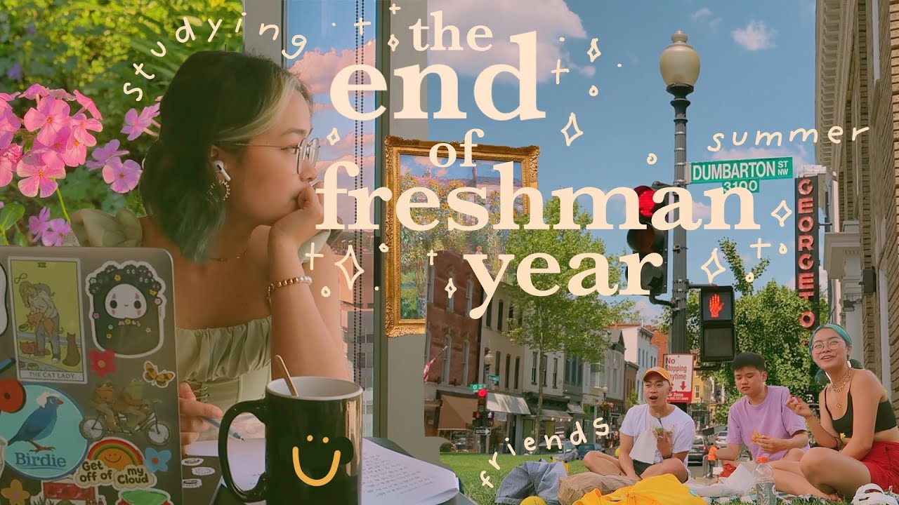 THE END OF FRESHMAN YEAR: studying for finals, summer break, and sunny days with friends // vlog 012