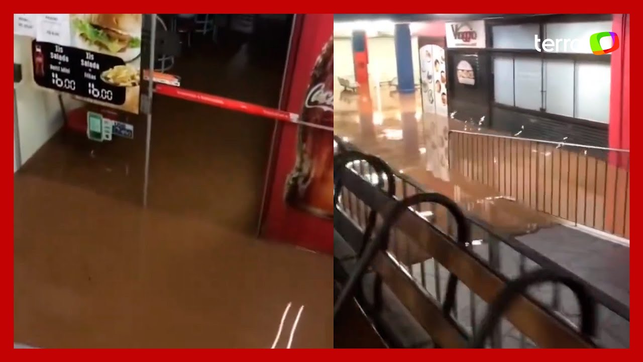 Nível de rio sobe e faz água invadir rodoviária de Porto Alegre