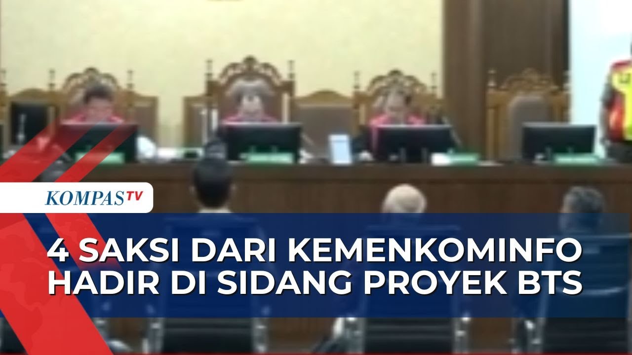 4 Orang Saksi dari Kemenkominfo Dihadirkan dalam Sidang Johnny G Plate Soal Kasus Korupsi BTS