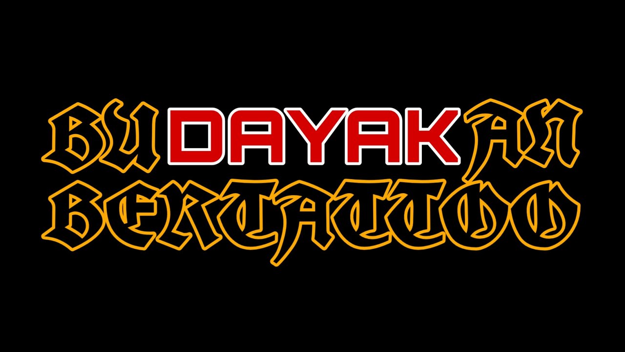 TATTOO DAYAK . Kamakng square Tattoo kustom