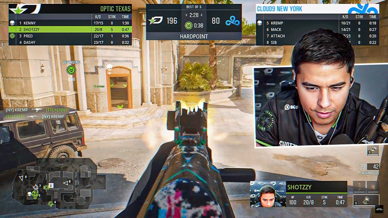 SHOTZZY REACTS TO OPTIC TEXAS VS CLOUD9