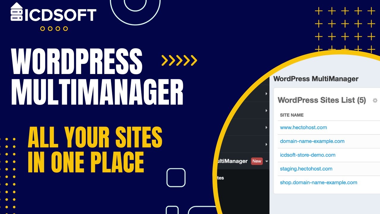 WordPress MultiManager - All Your Sites In One Place