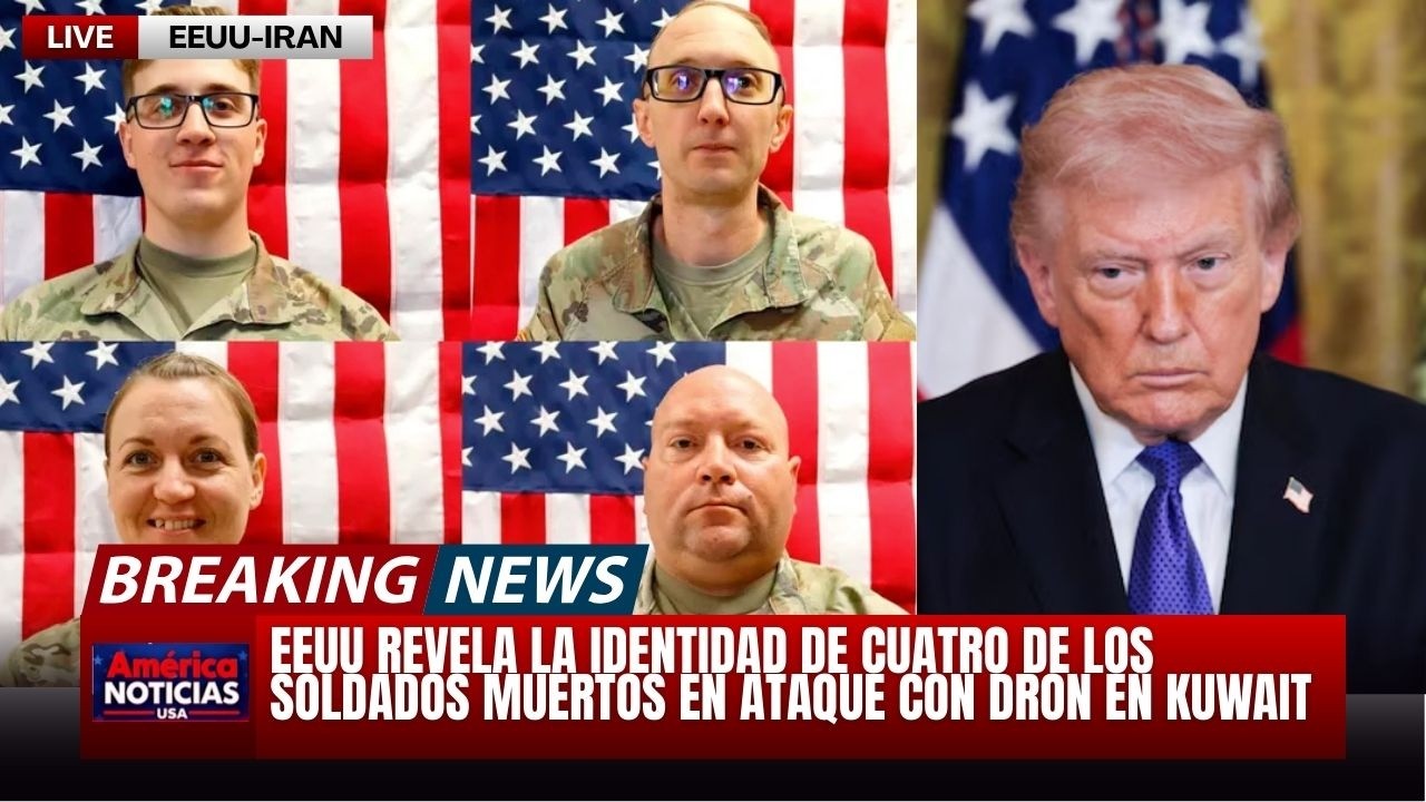 EEUU revela la identidad de cuatro de los soldados muertos en ataque con dron en Kuwait