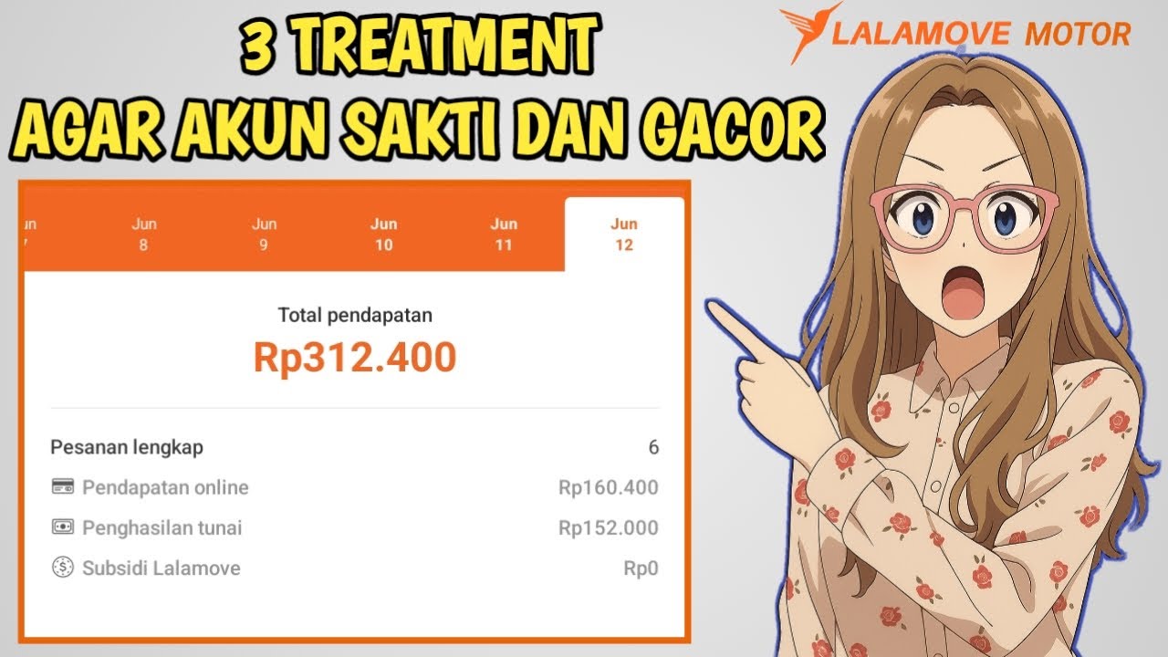 DIJAMIN SETINGAN INI BIKIN AKUN DRIVER LALAMOVE MOTOR GACOR DAN SAKTI | ABANG LALA