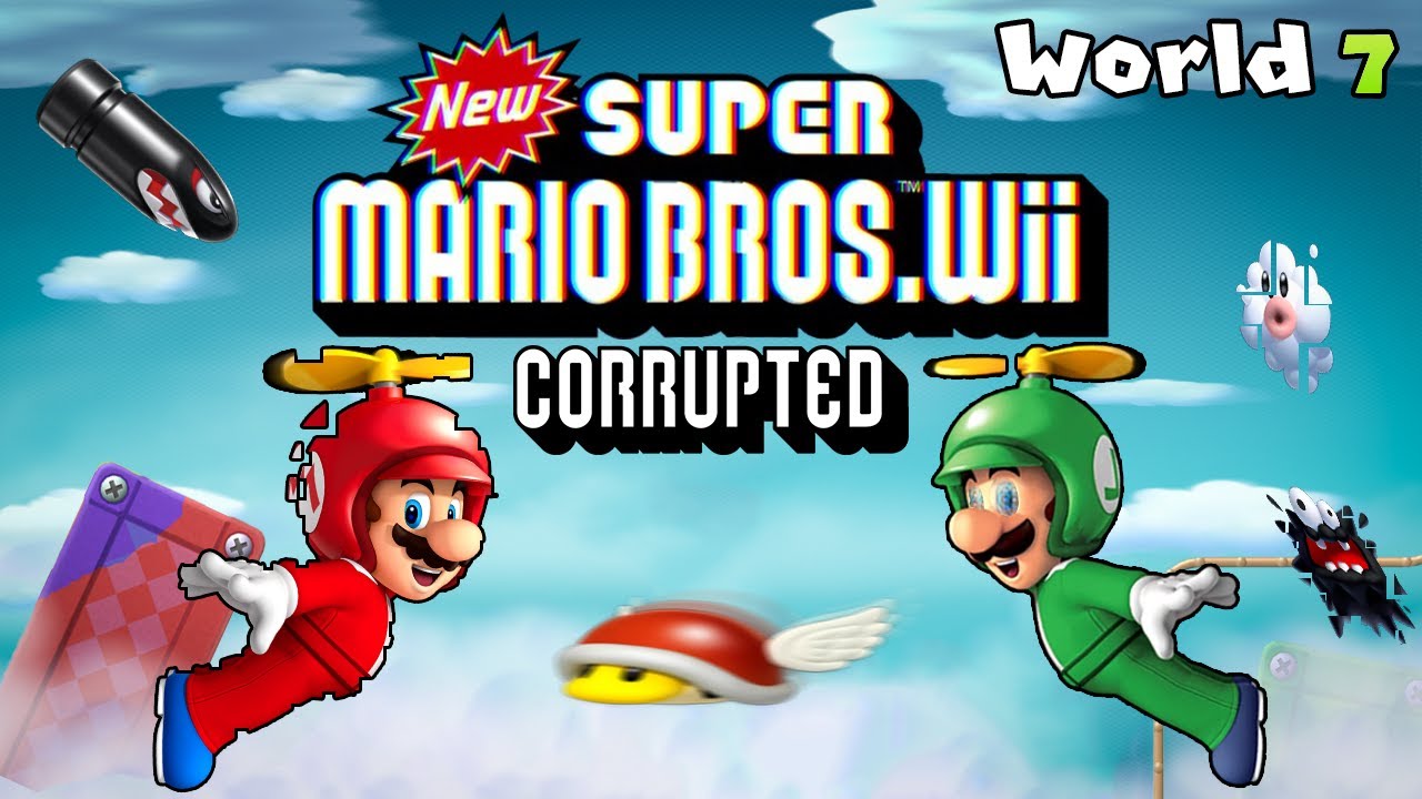 New Super Mario Bros. Wii But It Progressively Gets More Corrupted (Part 7)