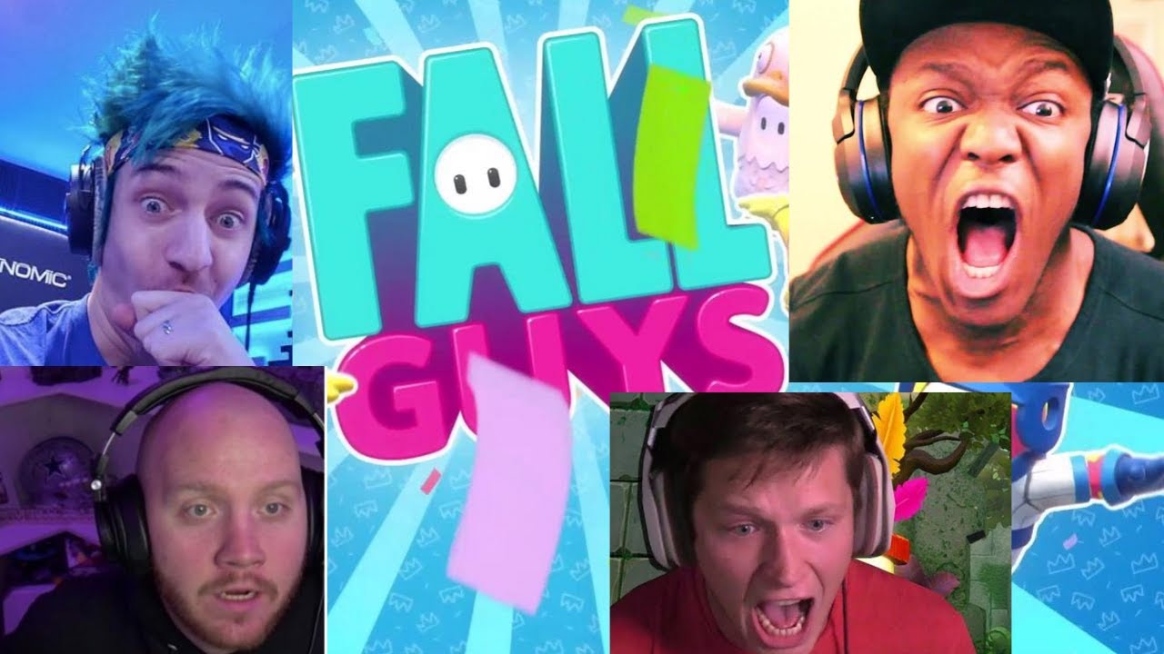 Fall Guys: Streamers, YouTubers RAGE Compilation | WTF/Funny Moments