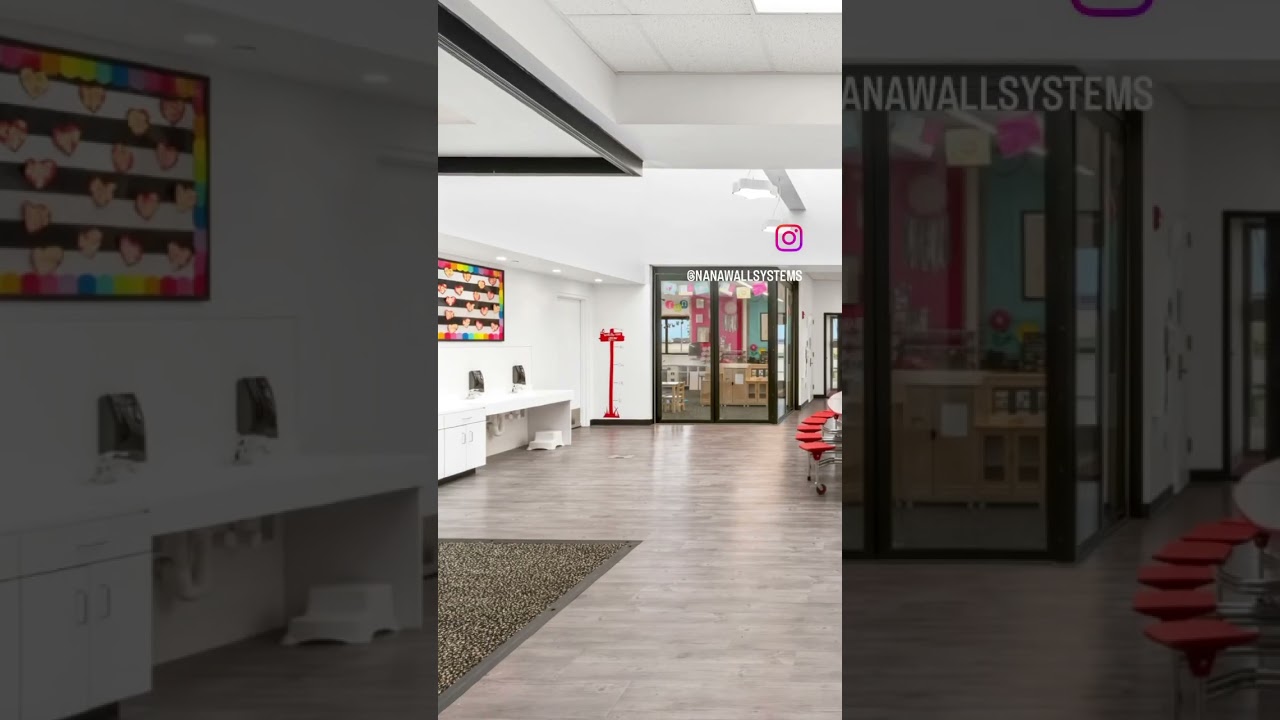 Cutting-Edge Folding Glass Wall Technology #shorts