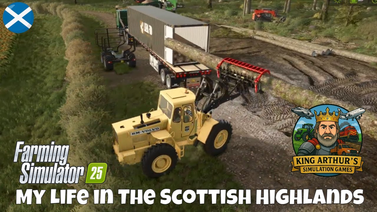 Лесозаготовка в высокогорье | Кинлейг, эпизод 4 | Farming Simulator 25