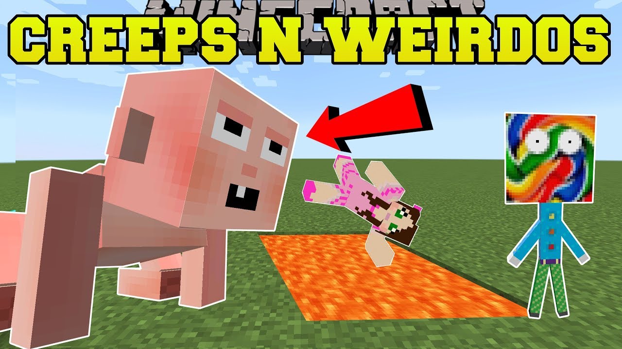Minecraft: БОЛЬШЕ КРИПОВ И ЧУДАКОВ!!! (БОЛЬШОЙ МАЛЫШ, ЧЕЛОВЕК-ЛЕДЕНЦ И МНОГОЕ ДРУГОЕ!) Витрина модов