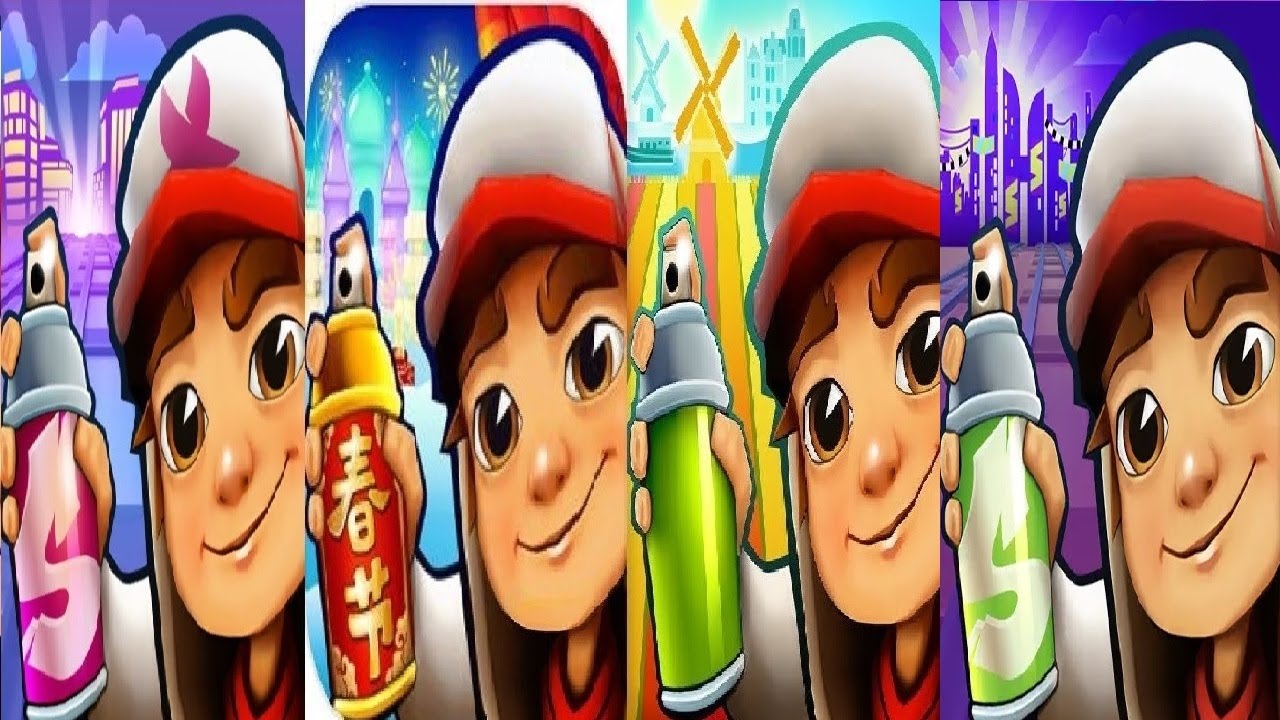 Subway Surfers World Tour 2019 VS 2023 VS 2024 Atlanta VS SEOUL VS Chinese Version VS Shenzhen