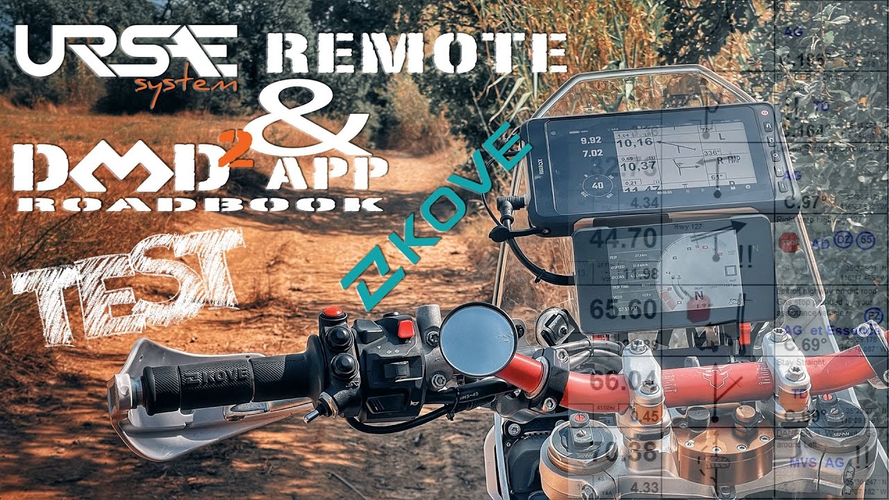 Kove 450 Rally - Test mando Ursae + Roadbook DMD 2