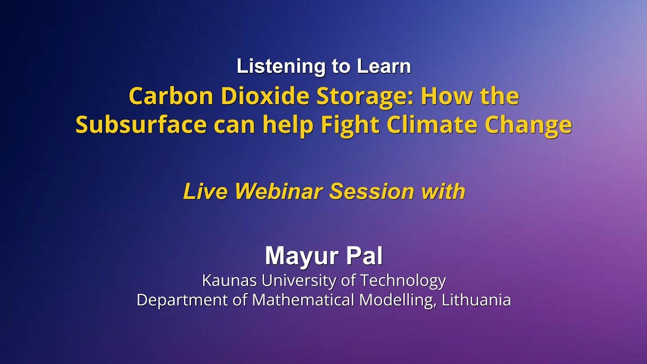 DESM: Carbon Dioxide Storage: How the Subsurface can help Fight Climate Change