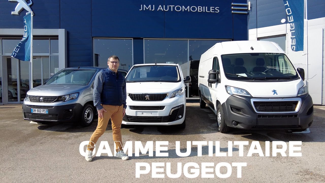La gamme Utilitaire Peugeot dans le groupe JMJ