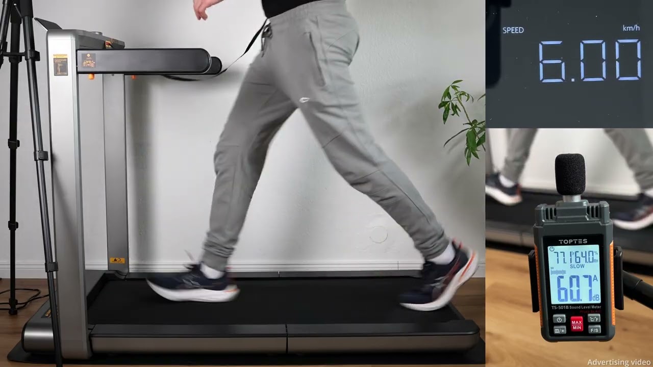 WalkingPad X214: Running Test up to Max Speed (incl. Noise Level Measurement)