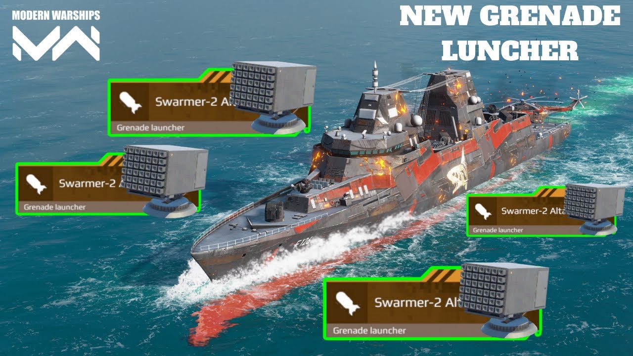 FGS F 126 - With New Laser Guided Grenade launcher 🔥- modern warships 