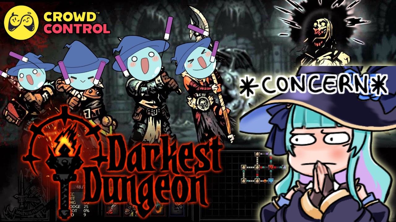Darkest Dungeon but YOU choose: team HELP or KILL?【Crowd Control】