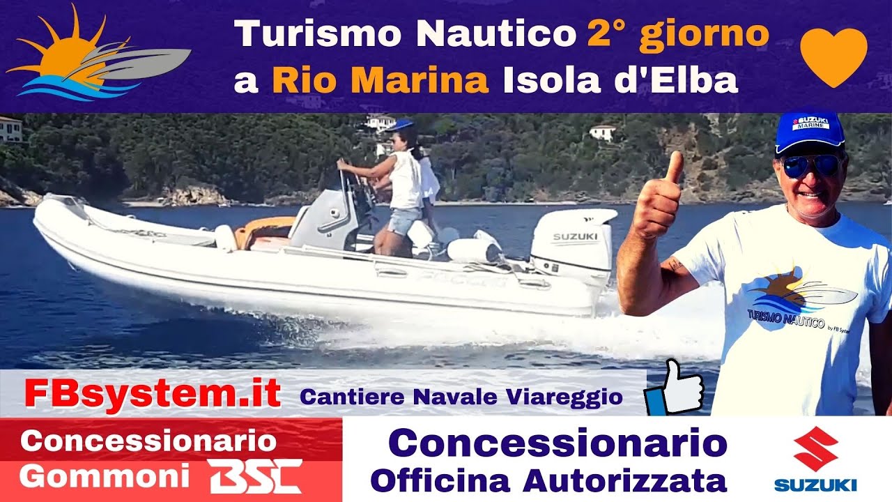 Vacanza in gommone all'Elba: FOCCHI510 e SUZUKI 115 cavalli