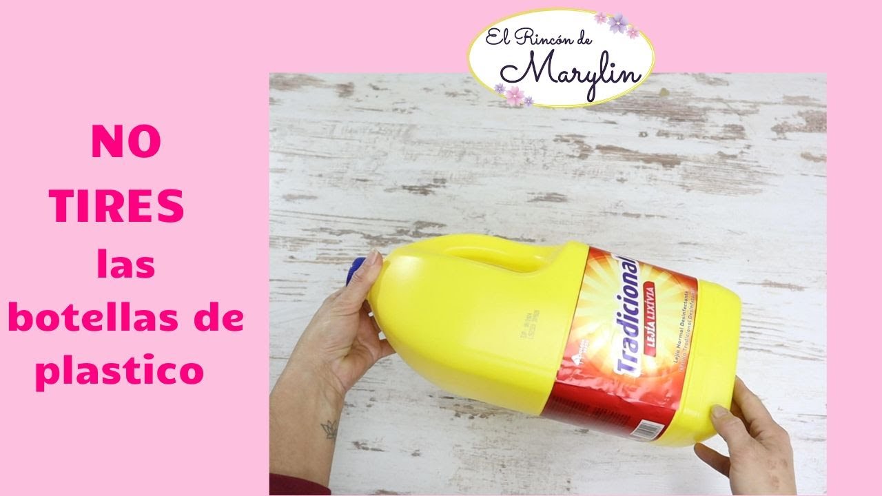 Como reciclar botellas de plastico
