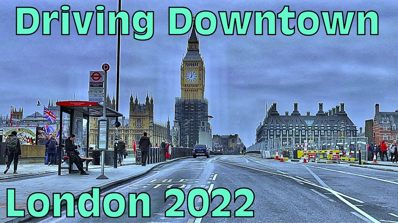 LONDON HDR 4K | London DRIVING Tour 2022 | DRIVING Down The Streets of LONDON