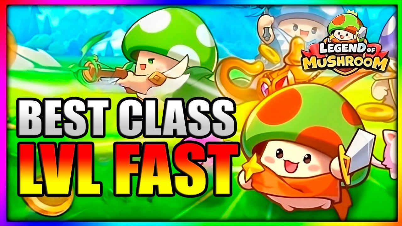 ▶️🔥BEST LEVELING CLASS!! - Legend of Mushroom SIMPLE LEVELING GUIDE!