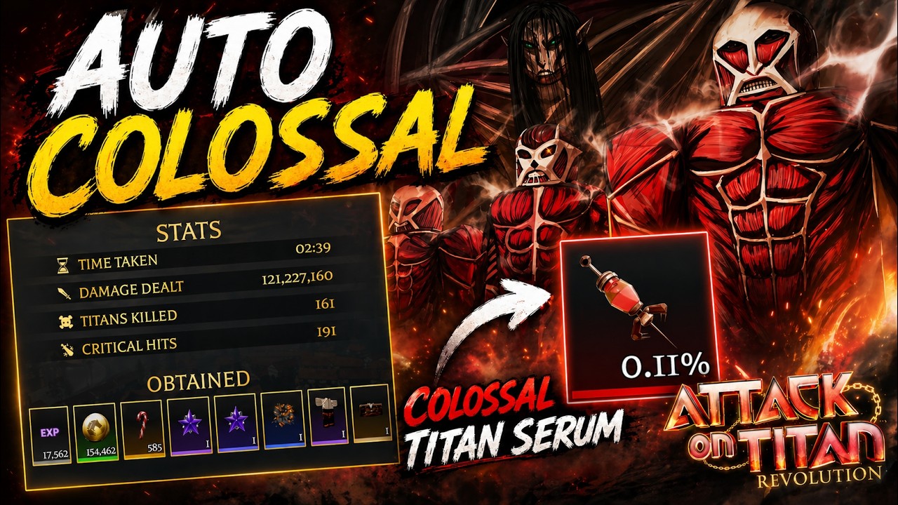 [2:30m] Violet | COLOSSAL RAID | UPDATE 4 | AOT:R Exploiting