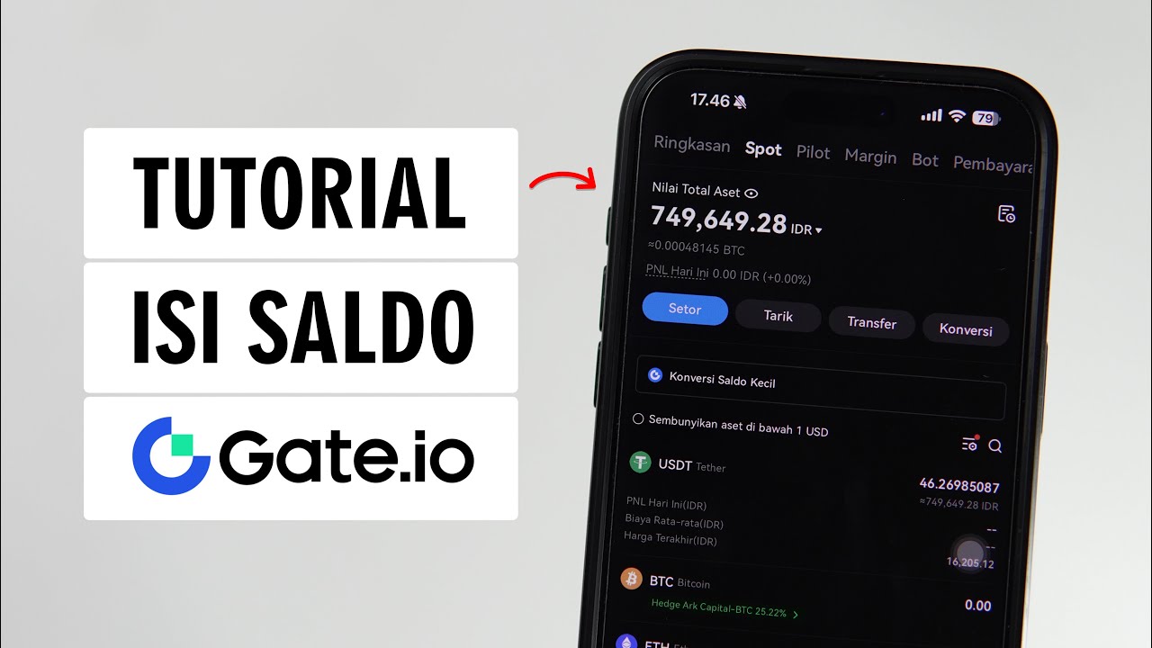 How to Deposit in the Gate.io App - Top Up Your Gate.io Balance