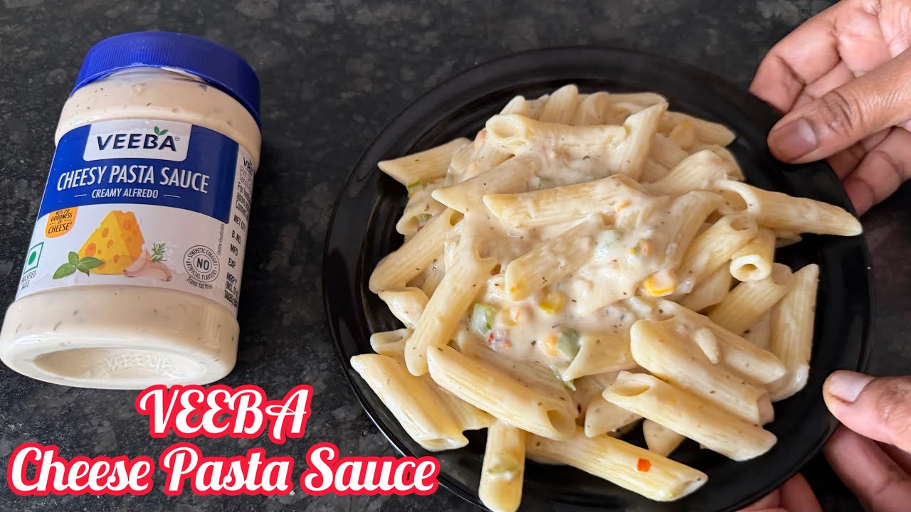 VEEBA Cheesy Pasta Sauce Recipe | Creamy Cheesy White Sauce Pasta Recipe | VEEBA White Pasta Sauce 