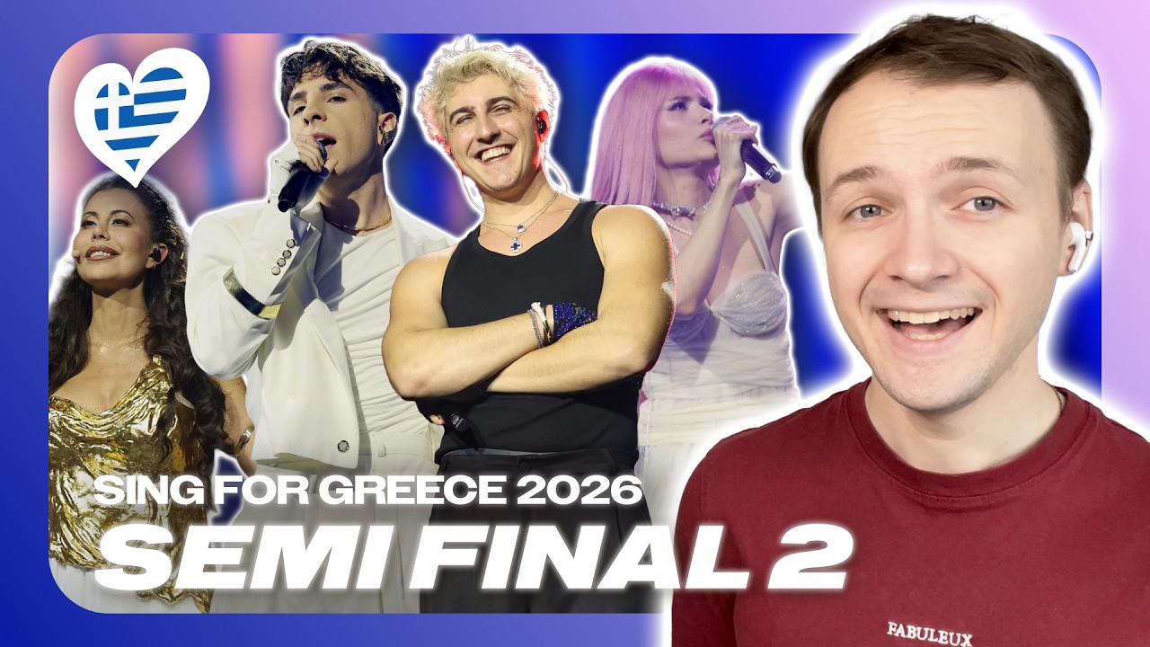 SING FOR GREECE 2026: ZAF, GOOD JOB NICKY, MIKAY... 🇬🇷 SECOND SEMI FINAL REACTION