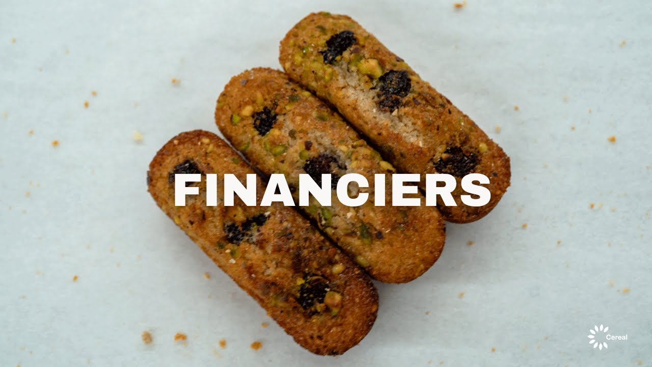 Cómo hacer FINANCIERS, brioche de lingote con ARÁNDANOS Y PISTACHO