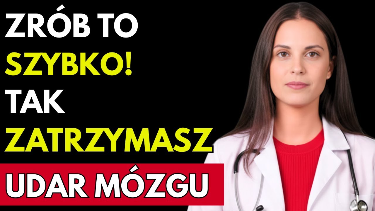 UDAR MÓZGU Jak URATOWAĆ MÓZG w 4 GODZINY ZRÓB  TO ! Dr. Anna Kowalczyk
