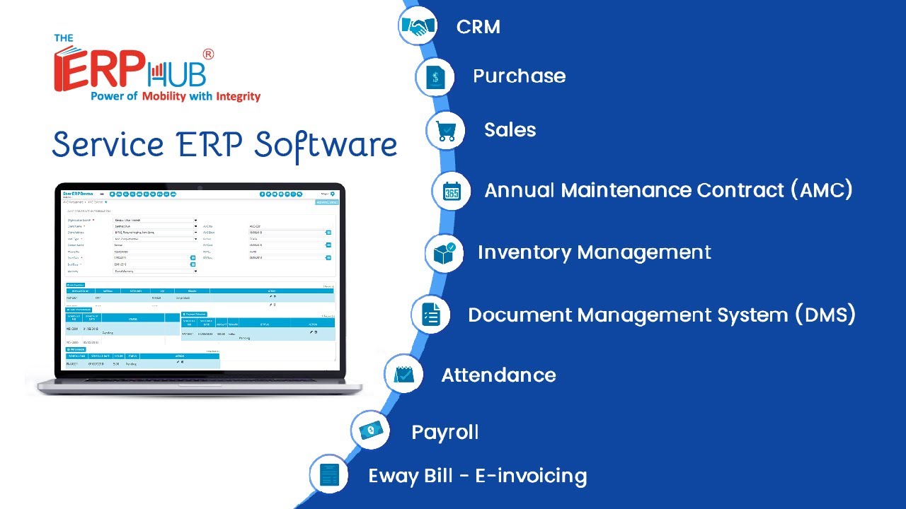 ERP Software for Service Provider Industry | Manage Service Based Business in 1 Click