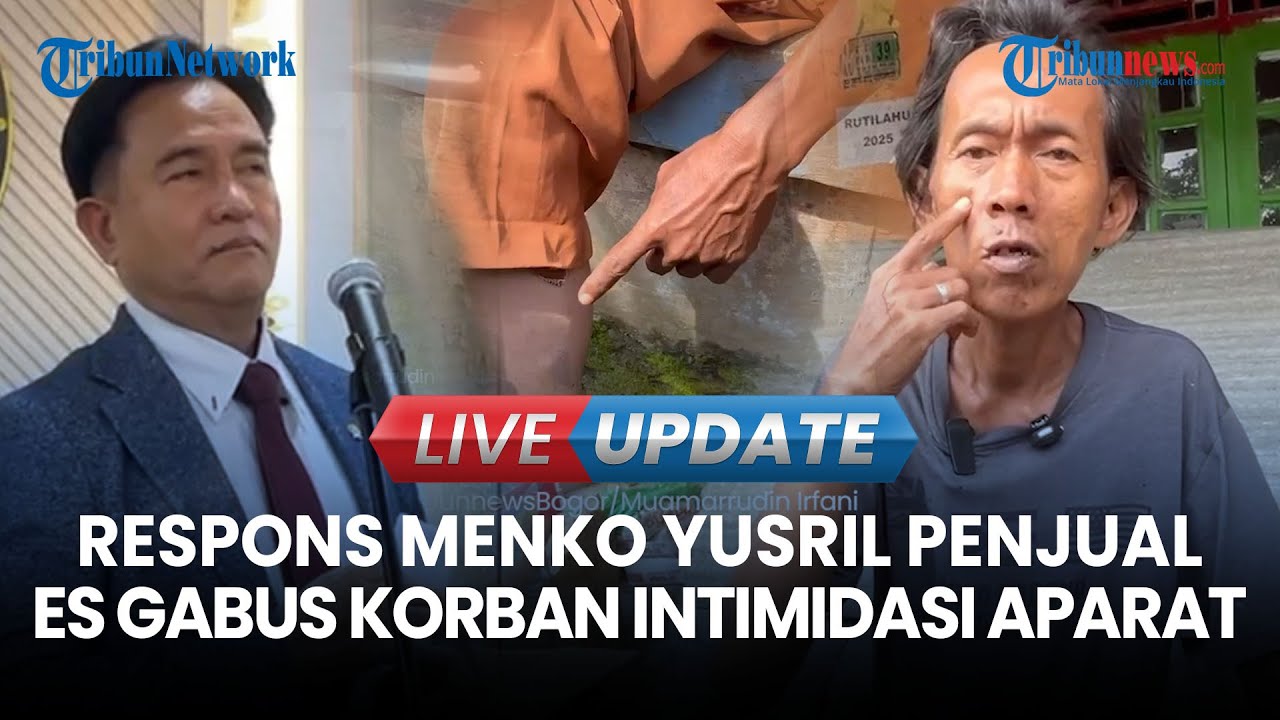 🔴 LIVE UPDATE | Soroti Kasus Pedagang Es Kue, Menko Yusril: Hormati dan Tindak Aparat Kalau Bersalah