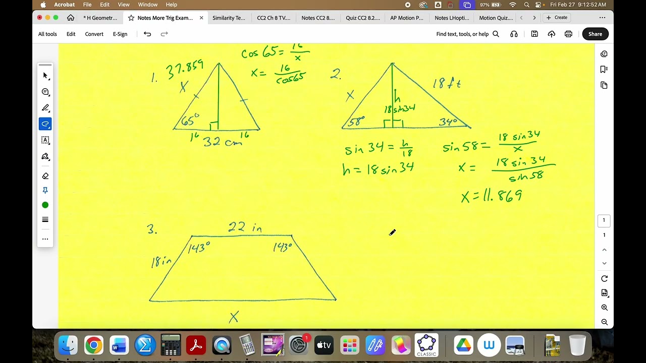 H Geom Feb 27