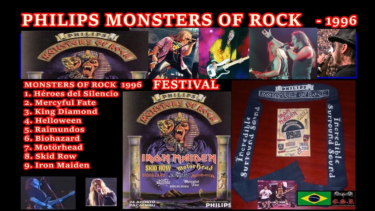 Monsters Of Rock - Brasil / São Paulo 1996 (Todas as Bandas )
