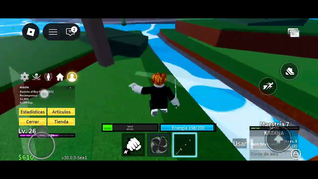 Jugando blox fruits parte 5