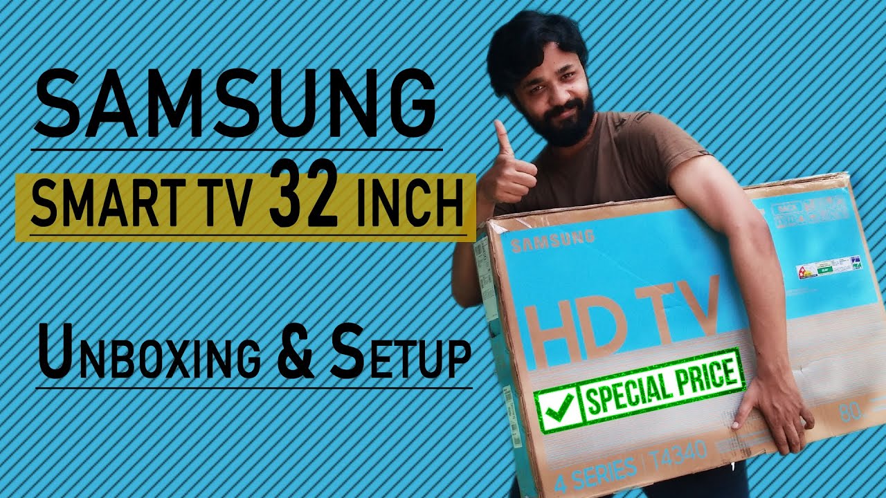 samsung 32 inch smart tv | new samsung 32 inch smart tv Unboxing & setup | Under Rs 14,XXX