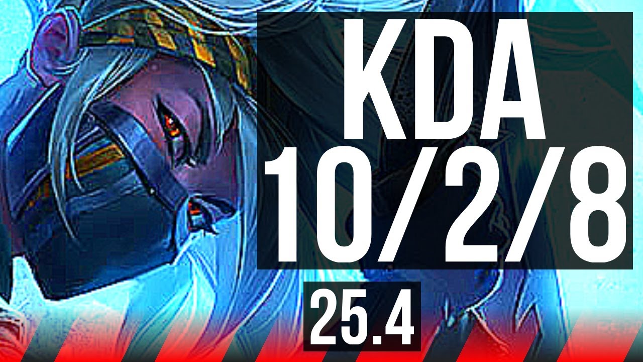 AKALI vs AMBESSA (TOP) | 10/2/8, Godlike | EUW Grandmaster | 25.4