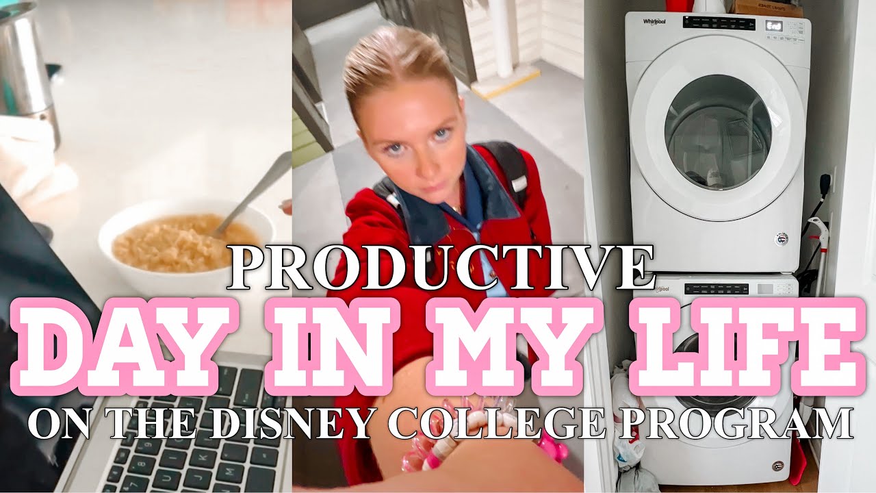 PRODUCTIVE DAY IN MY LIFE ON THE DISNEY COLLEGE PROGRAM | Doing Laundry, Grocery Shopping, + More