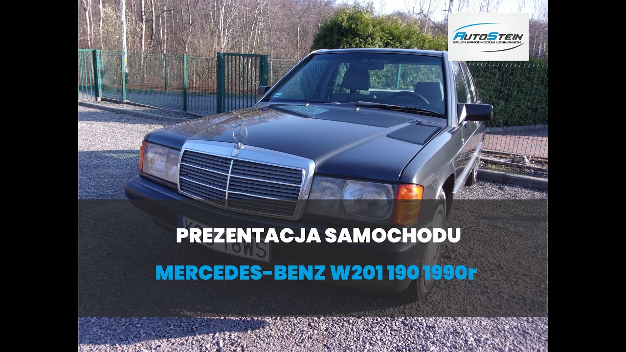 Mercedes-Benz W201 190 1990r - Prezentacja Test samochodu AutoStein