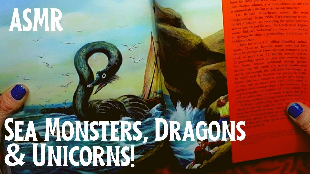 ASMR | Mysteries of the World! - Cryptozoology! Sea Monsters, Dragons & Unicorns! Whispered Reading