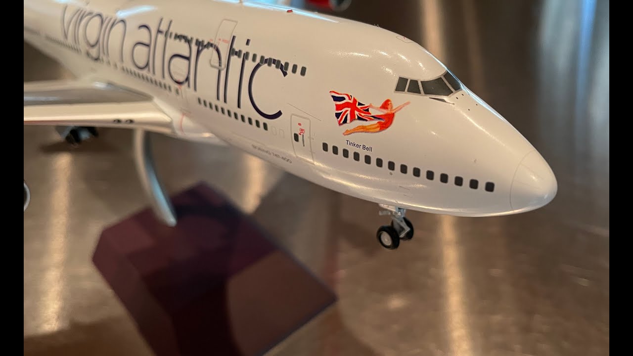 Virgin Atlantic Boeing 747-400, Gemini 1/200 model unboxing and review