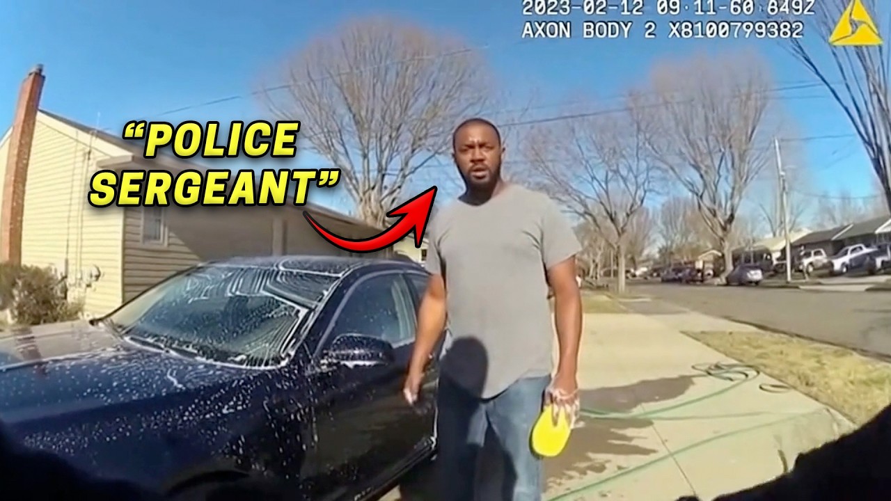 Cop Stops Black Man Washing His Car &ndash; Doesn't Know He's His Police Sergeant, Career Over