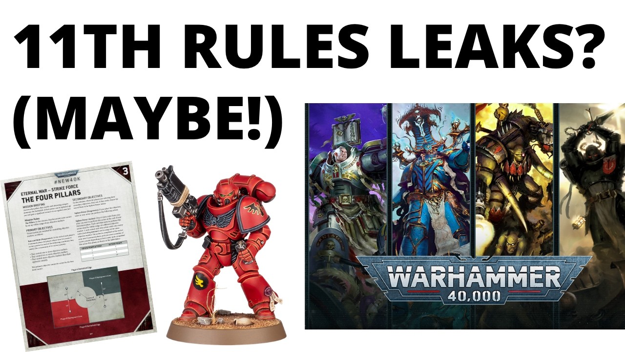 11th Edition 40K Rules Leaks (maybe!) - Potential News on Missions and Detachments!