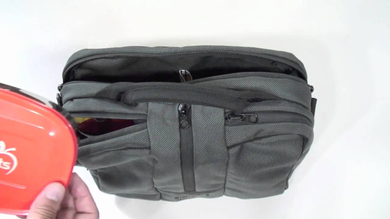 Tom Bihn Co-Pilot Personal Carry On Bag with Lunchbots lunch boxes Inside